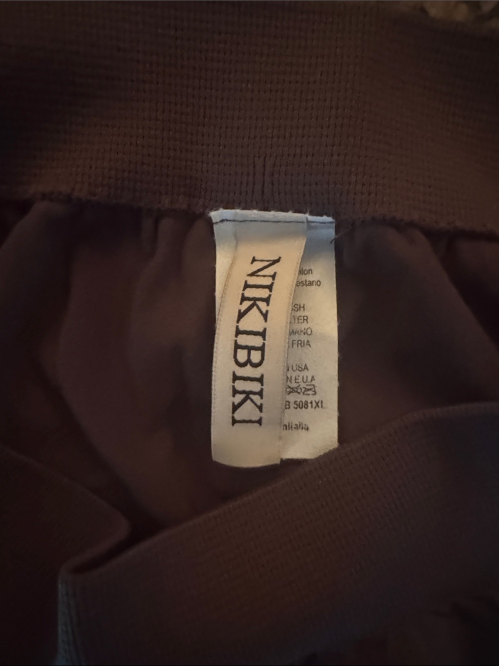 Nikibiki 3-Pack Leggings - Brown, Black, Gray -  Size O/S - Picture 6 of 11